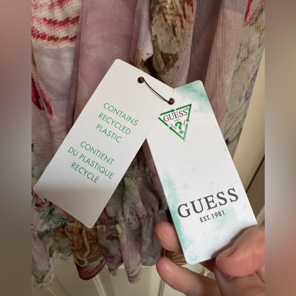 GUESS Azura Ruffled Floral Top - Picture 5 of 9